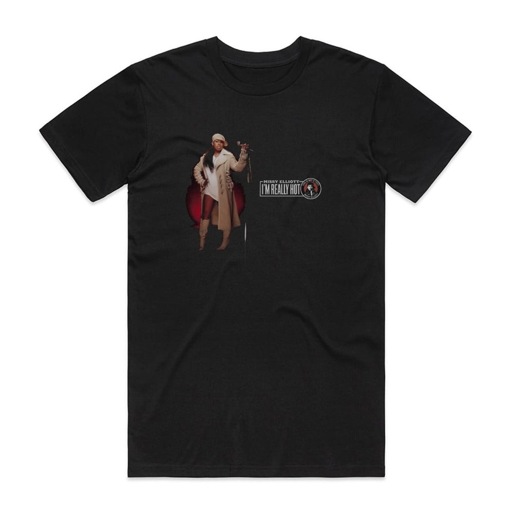 Missy Elliott Im Really Hot Album Cover T-Shirt Black